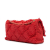 Chanel B Chanel Red Tweed Fabric Jumbo CC Nature Flap Italy