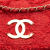 Chanel B Chanel Red Tweed Fabric Jumbo CC Nature Flap Italy