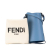 Fendi B Fendi Blue Light Blue Calf Leather Bottle Holder Italy