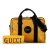 Gucci AB Gucci Yellow Nylon Fabric Medium GG Off the Grid Briefcase Italy