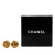 Chanel B Chanel Gold Gold Plated Metal CC Clip On Earrings France