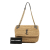 Saint Laurent AB Saint Laurent Brown Beige Raffia Natural Material Niki Shoulder Bag Italy