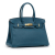 Hermès AB Hermès Blue Dark Blue Calf Leather Togo Birkin Retourne 30 France