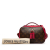 Louis Vuitton AB Louis Vuitton Brown with Pink Dark Pink Monogram Canvas Canvas Monogram Saintonge Spain