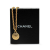 Chanel B Chanel Gold Gold Plated Metal CC Round Pendant Necklace France