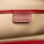 Celine B Celine Brown Beige with Red Coated Canvas Fabric Macadam Shoulder Bag Italy