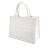 Christian Dior B Dior White Canvas Fabric Medium Cannage Book Tote Italy