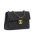 Chanel B Chanel Black Lambskin Leather Leather Maxi XL Classic Lambskin Single Flap France