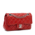 Chanel B Chanel Red Lambskin Leather Leather New Mini Classic Lambskin Single Flap Italy