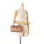 Fendi B Fendi Pink Calf Leather Mini Selleria Linda Italy