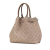 Louis Vuitton B Louis Vuitton Brown Beige Calf Leather Monogram Mahina Girolata France