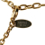 Louis Vuitton B Louis Vuitton Gold with Brown Gold Plated Metal Resin Tortoise Shell Bow Pendant Necklace Italy