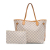 Louis Vuitton B Louis Vuitton White Damier Canvas Canvas Damier Azur Neverfull MM France