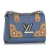 Louis Vuitton B Louis Vuitton Blue Epi Leather Leather Studded Epi Twist MM France