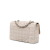 Chanel B Chanel Brown Light Beige Nylon Fabric Medium New Travel Line Classic Single Flap France