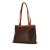 Celine B Celine Brown Coated Canvas Fabric Macadam Tote Italy