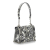 Louis Vuitton B Louis Vuitton White with Black Calf Leather Floral Twist France