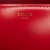 Celine B Celine Red Calf Leather Medium Triomphe Crossbody Bag Italy