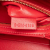 Celine B Celine Red Calf Leather Medium Triomphe Crossbody Bag Italy