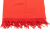 Hermès AB Hermès Red Wool Fabric Cashmere Fringe Scarf United Kingdom