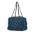 Chanel B Chanel Blue Navy Nylon Fabric Paris-Byzance Tweed On Stitch Shoulder Bag Italy