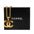 Chanel B Chanel Gold Gold Plated Metal CC Pendant Necklace France