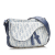 Christian Dior AB Dior Blue Canvas Fabric Mini Oblique Kasuri Soft Saddle Satchel Italy