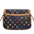 Louis Vuitton B Louis Vuitton Black Monogram Multicolore Canvas Canvas Monogram Multicolore Sologne France