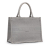 Christian Dior B Dior Gray Canvas Fabric Medium Cannage Embroidered Book Tote Italy