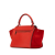 Celine B Celine Red Calf Leather Small Trapeze Satchel Italy