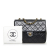 Chanel B Chanel Black Lambskin Leather Leather Mini Square Quilted Lambskin Single Flap France