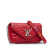 Louis Vuitton AB Louis Vuitton Red Calf Leather New Wave Chain Pochette France