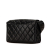 Chanel B Chanel Black Lambskin Leather Leather CC Quilted Lambskin Single Flap France