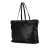 Salvatore Ferragamo B Ferragamo Black Calf Leather Medium skin Mika Convertible Tote Italy