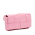 Bottega Veneta AB Bottega Veneta Pink Calf Leather Intrecciato Cassette Belt Bag Italy