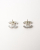 Chanel CC Rhinestone Earrings