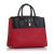 Louis Vuitton AB Louis Vuitton Red Calf Leather City Steamer PM Italy