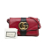 Gucci AB Gucci Red Burgundy Calf Leather Small Arli Crossbody Italy