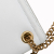 Dolce&Gabbana B Dolce & Gabbana White Calf Leather Small Devotion Crossbody Bag Italy