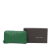 Bottega Veneta AB Bottega Veneta Green Calf Leather Intrecciato Zip Around Long Wallet Italy