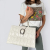 Gucci Dionysus Large Leather 3-Ways Tote Shoulder Bag Off-white