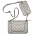 Chanel Wallet on Chain Crossbody Quilted Leather Metallic