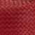 Bottega Veneta AB Bottega Veneta Red Calf Leather Intrecciato Shoulder Bag Italy