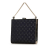 Louis Vuitton B Louis Vuitton Black Satin Fabric Monogram Ange PM France