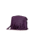 Bottega Veneta AB Bottega Veneta Purple Calf Leather Intrecciato Fringe Nodini Crossbody Italy