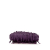 Bottega Veneta AB Bottega Veneta Purple Calf Leather Intrecciato Fringe Nodini Crossbody Italy