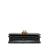 Saint Laurent B Saint Laurent Black Calf Leather Small Croc Embossed Kate Tassel Wallet on Chain Italy