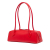 Azzedine Alaïa AB ALAÏA Red Goatskin Leather Medium Le Teckel Shoulder Bag Italy