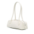 Azzedine Alaïa AB ALAÏA White Goatskin Leather Medium Le Teckel Shoulder Bag Italy