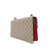 Gucci B Gucci Brown Beige with Red Coated Canvas Fabric Small GG Supreme Dionysus Shoulder Bag Italy